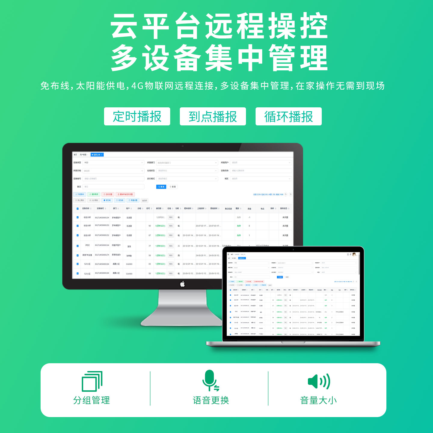 WT-W22水庫(kù)河道太陽(yáng)能語(yǔ)音宣傳桿