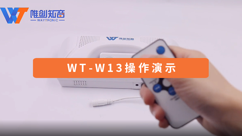 <b>WT-W13操作演示視頻</b>